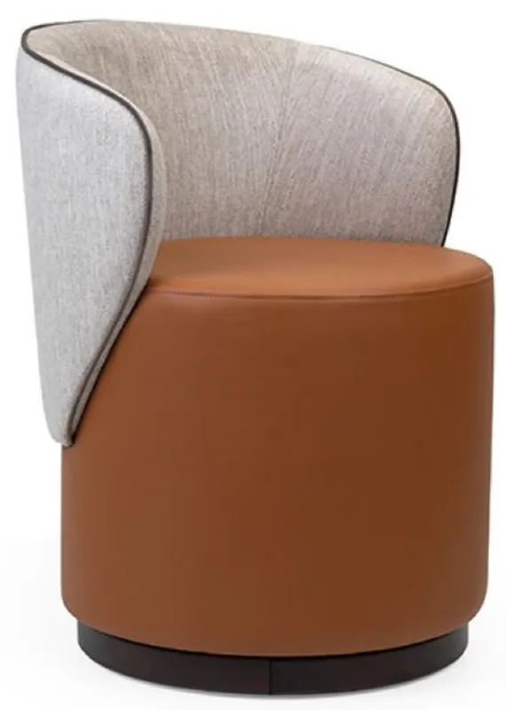 Abverkauf Casa Padrino taburete de lujo marrón / gris A. 78,5 cm - Muebles de lujo de salón y hotel