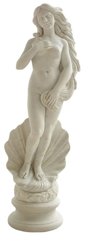 Casa Padrino Escultura de Mármol Art Nouveau Mujer Sobre Pedestal Gris A. 123 cm Solange Der Vorrat Reicht