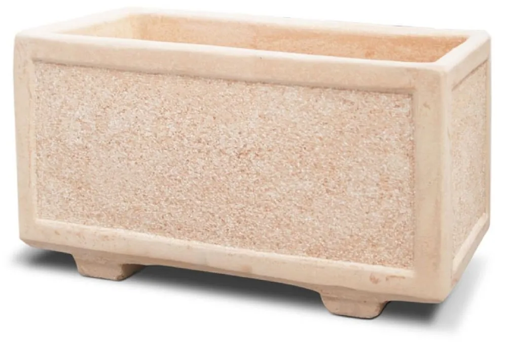 Casa Padrino maceta de hormigón rosa 102 x 42 x A. 44 cm - Macetero rectangular de hormigón Sale
