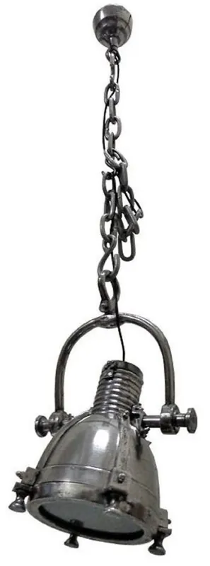 Knallerangebot Casa Padrino lámpara colgante / lámpara de estudio de metal plata 43 x 22 x A. 27 cm