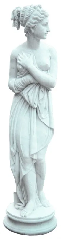Beliebt Casa Padrino escultura decorativa de jardín de mármol Art Nouveau mujer blanco A. 160 cm - Figura decorativa de jardín
