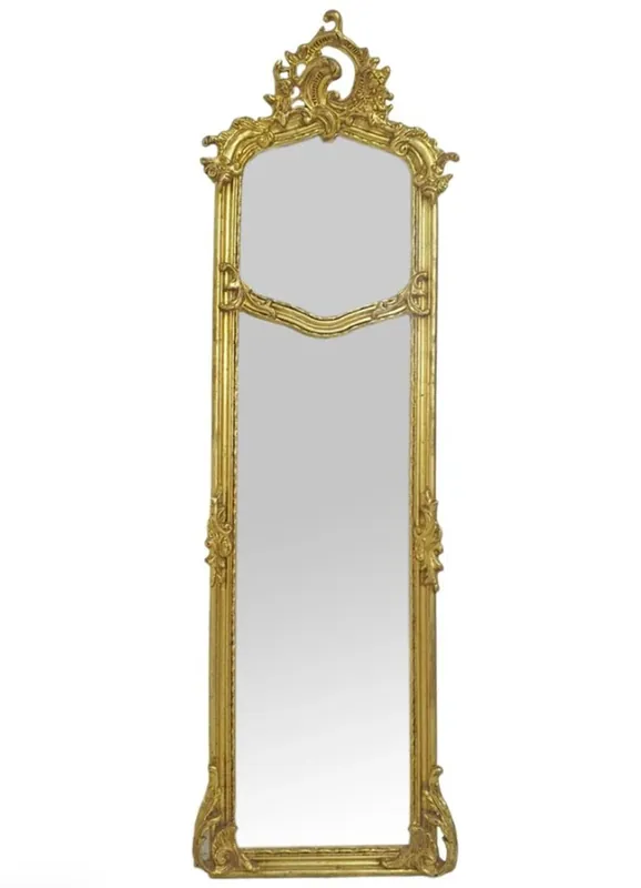 Casa Padrino espejo barroco oro antiguo 50 x A. 170 cm - Espejo de pared de estilo antiguo hecho a mano - Muebles barrocos Aktuell