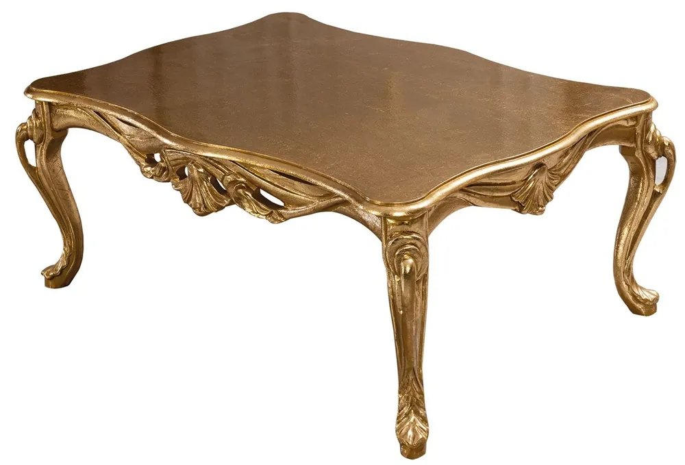 Angebot Casa Padrino mesa de centro barroco de lujo oro 115 cm - Muebles de salón de estilo barroco