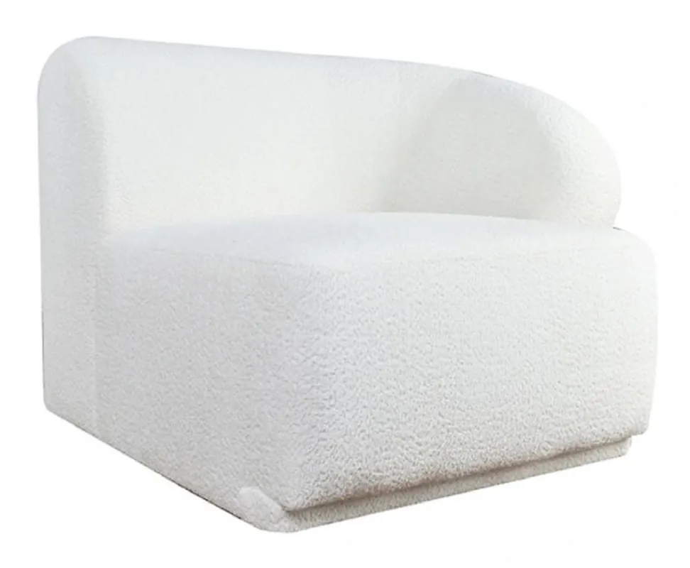 Meistverkauft Casa Padrino sillón de lujo lado derecho blanco 87 x 94 x A. 75 cm - Muebles modulares