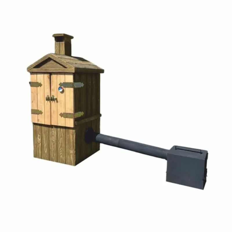 Casa Padrino chimenea de fumar de hormigón de lujo con aspecto de madera marrón / natural A. 132 cm Garantierte Lieferung