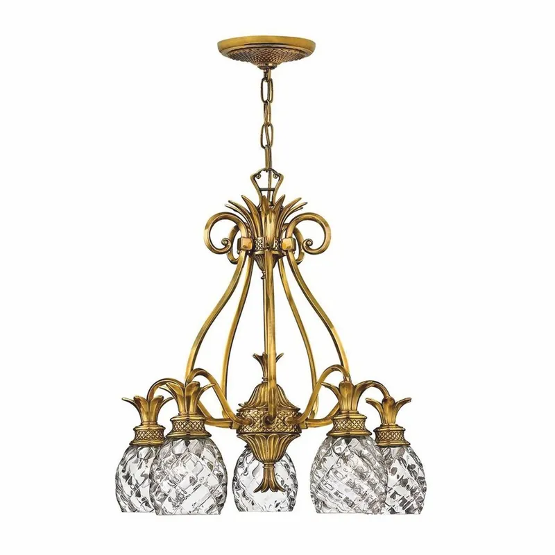 Casa Padrino lámpara de araña barroco de lujo de latón bronce Ø 56 x A. 62,2 cm Top-Angebot
