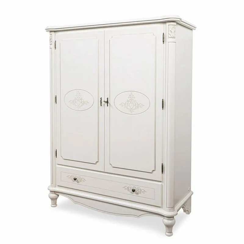 Must-Have Casa Padrino armario bar barroco de lujo blanco A. 160 cm - Muebles de bar de estilo barroco