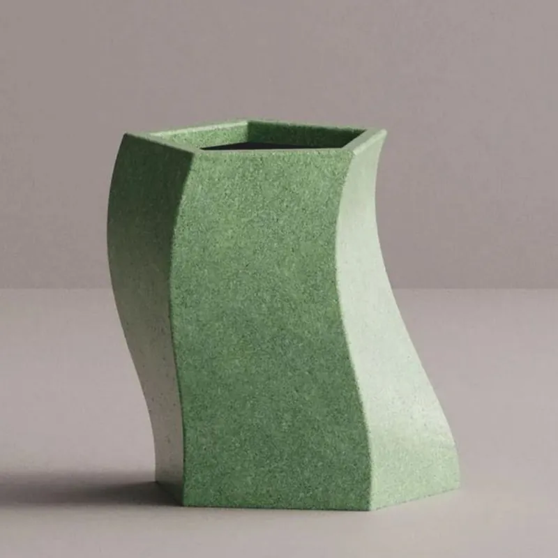 Direkt Vom Hersteller Casa Padrino maceta decorativa de lujo verde A. 55 cm - Maceta de hormigón