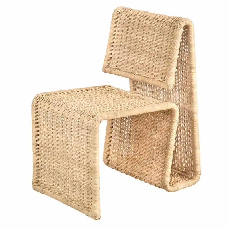 Top-Angebot Casa Padrino silla de comedor de ratán de lujo natural A. 82 cm - Muebles de lujo