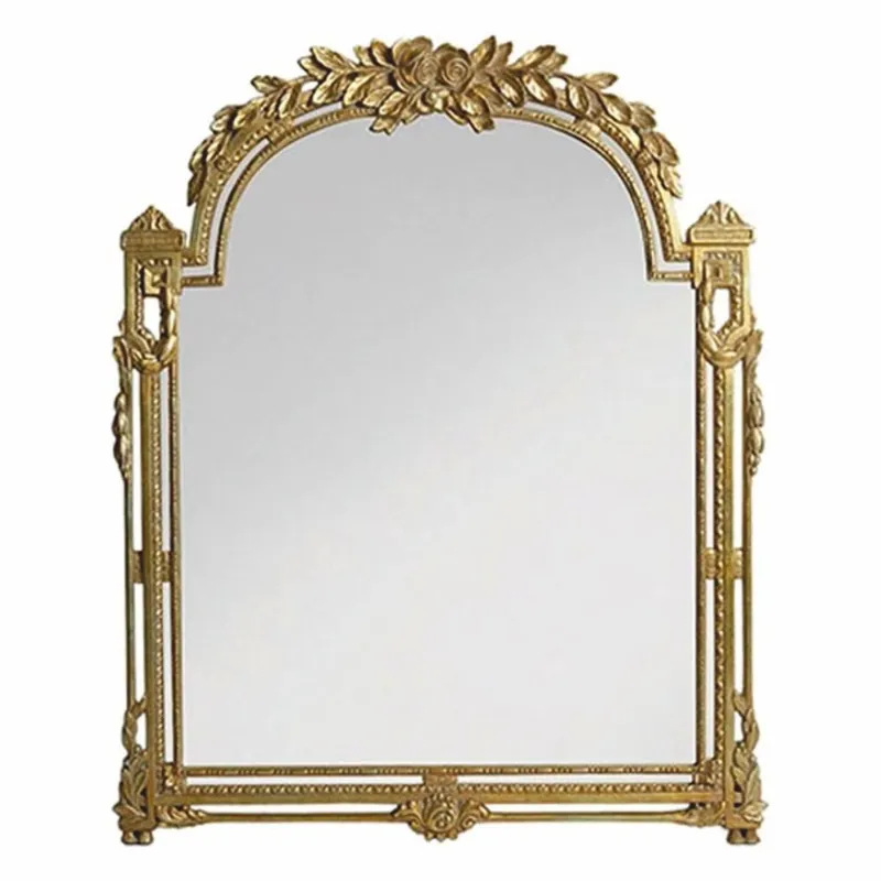 Casa Padrino espejo barroco de lujo de madera maciza oro antiguo A. 106 cm - Hecho en Italia Geprüft
