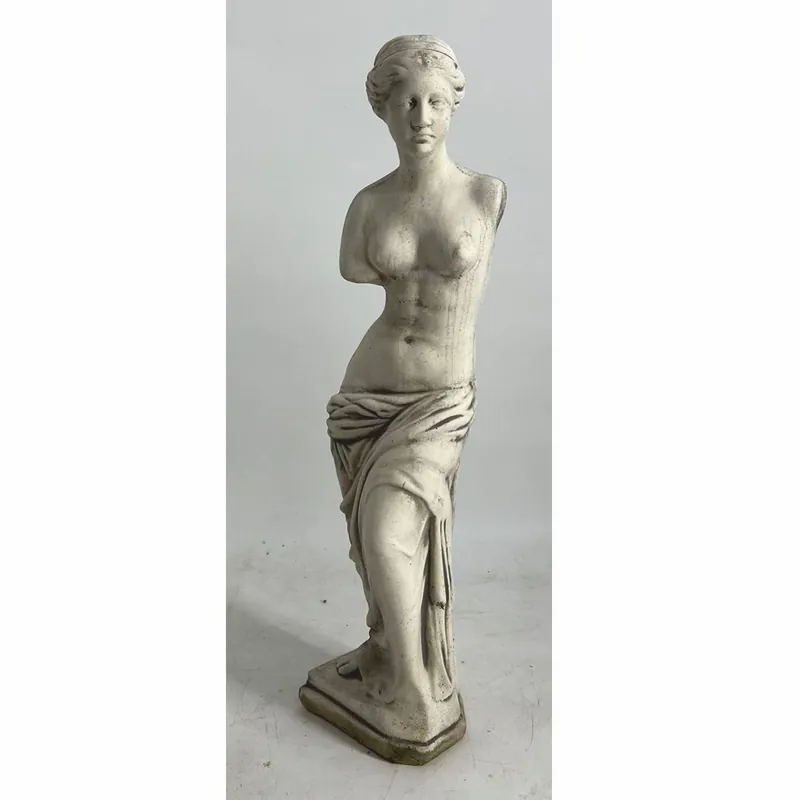 Casa Padrino escultura de decoración de jardín Art Nouveau de hormigón mujer gris A. 73 cm Jetzt Kaufen