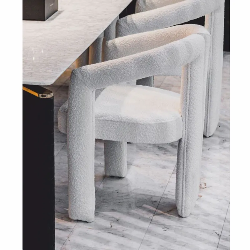Casa Padrino silla de comedor de lujo con reposabrazos blanco 60 x 65 x A. 80 cm Angebot