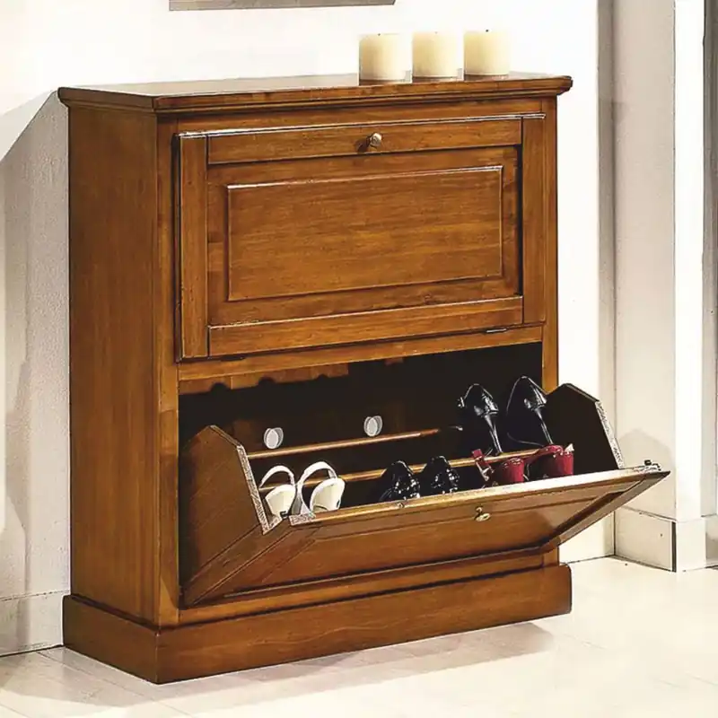 Letzte Chance Casa Padrino zapatero barroco de lujo marrón A. 93 cm - Hecho en Italia