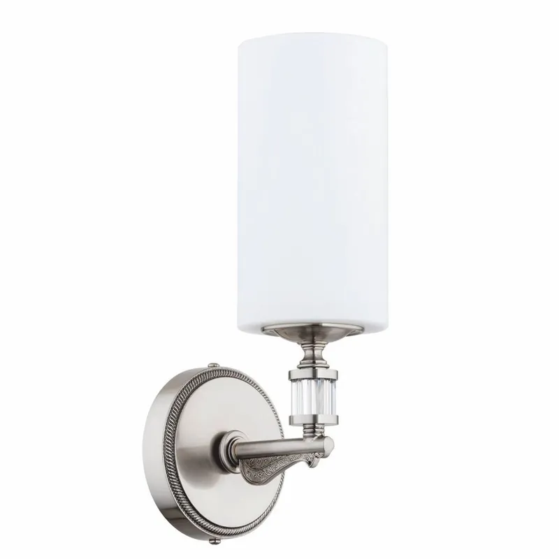 Top-Preis Casa Padrino lámpara de pared barroco de lujo plata / blanco A. 33 cm - Luces de estilo barroco