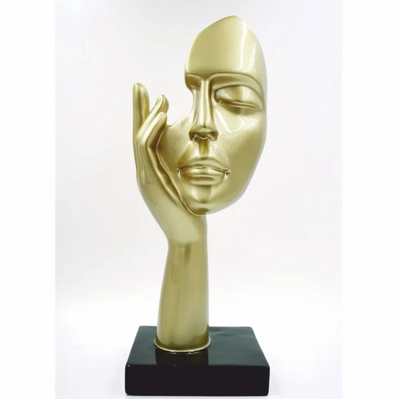 Casa Padrino escultura decorativa oro / negro A. 50 cm - Decoración de oficina Top-Angebot