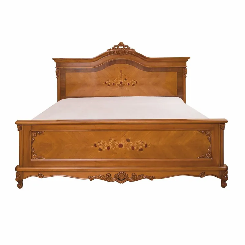Casa Padrino cama doble barroco de lujo marrón - Magníficos muebles de dormitorio de estilo barroco Sonderangebot