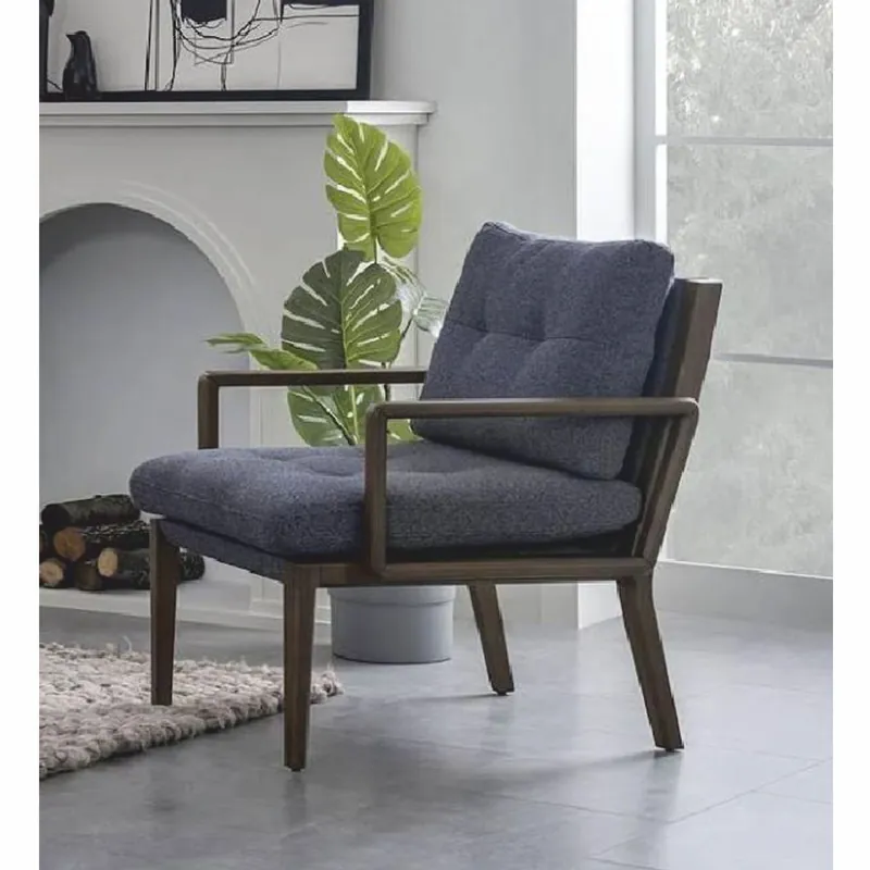 Preisreduziert Casa Padrino sillón de salón y hotel de lujo azul / marrón 65 x 85 x A. 85 cm - Muebles de lujo