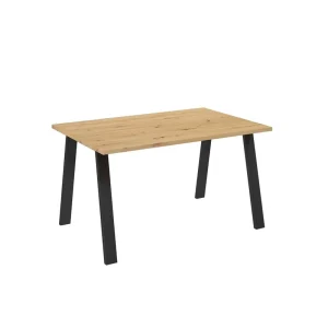 Malden Tisch 138x90 cm handwerkliche Eiche / schwarz einfache Form der Möbel mit stilvollen schwarzen Loft-Stil Beine bereichert auslaufsicher Platte Nur Für Kurze Zeit