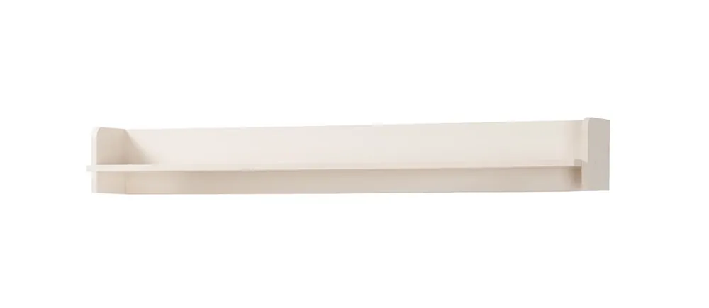 Garantierte Lieferung Ferdi Regal 134 cm beige sand Stilvolles und praktisches Wandregal, ideal für minimalistische Innenräume im skandinavischen Stil