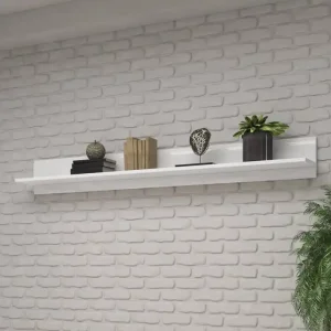 Regal Tulsa 180 cm weiß / weiß glänzend moderne und praktische Lösung für das Wohnzimmer funktioniert gut in modernen und klassischen Stil Interieurs Günstig