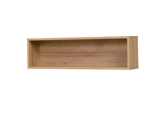 Regal Simple 92 cm Eiche riviera funktionelles Möbelstück für das Jugendzimmer Wohnzimmer oder Büro Geprüft
