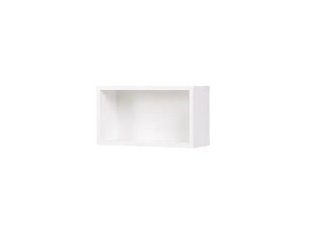 Regal Simple 45 cm weiß funktionelles Möbelstück für das Jugendzimmer Wohnzimmer oder Büro Zertifiziert