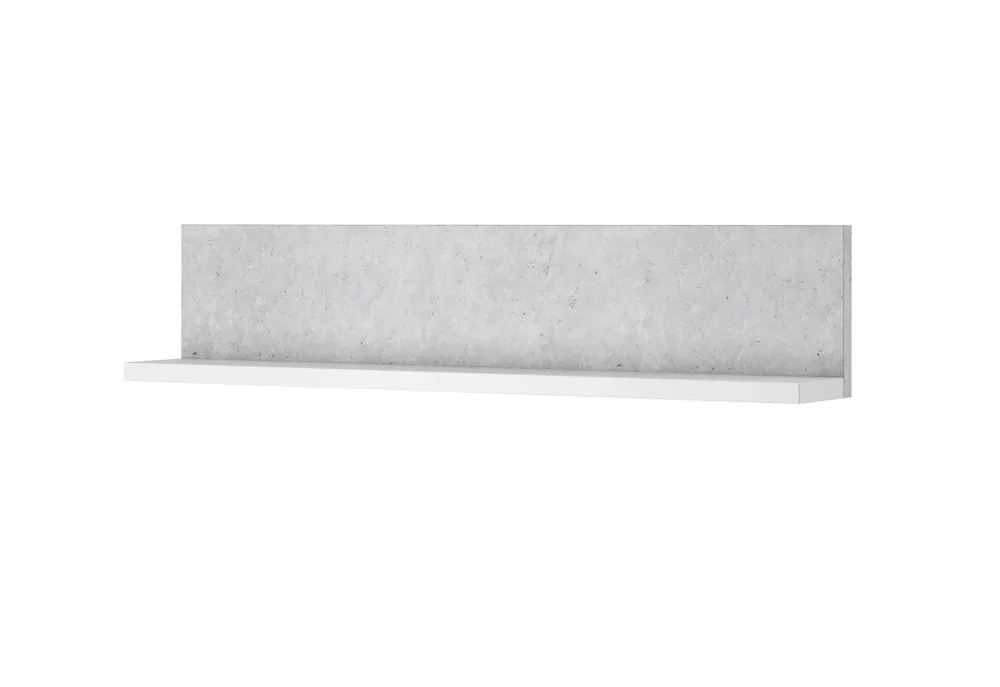 Regal Bota 150 cm weiß / colorado Beton für moderne und klassische Innenräume resistent gegen verschiedene Arten von Schäden Sofort Bestellen