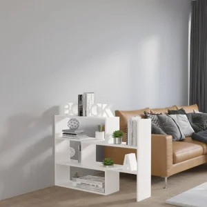 Direkt Vom Hersteller Carl niedriges Bücherregal weiß ideales Bücherregal für ein Büro, Arbeitszimmer oder Jugendzimmer mit der Möglichkeit der Erweiterung