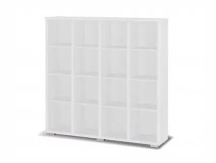 Bücherregal Maximus 100 cm Weiß modernes möbeldesign hochwertige verarbeitung bücherregal kanten mit einem speziellen furnier versehen Abverkauf