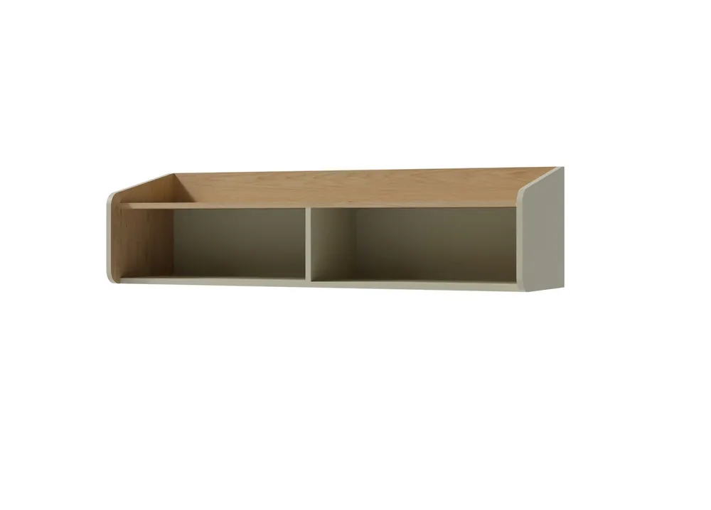 Regal Olivio 125 cm Eukalyptus / Eiche baltic dune moderne und praktische Funktionsmöbel für das Jugendzimmer Esszimmer oder Wohnzimmer Knallerangebot
