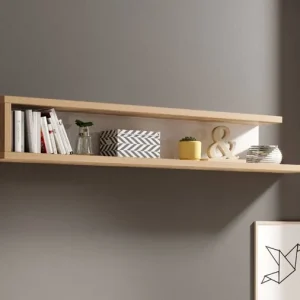 Beliebt Regal Sintra 180 cm Eiche samdal / weiß glänzend eine gute Wahl für das Wohnzimmer Esszimmer und Büro werden die Liebhaber der modernen Interieur begeistern