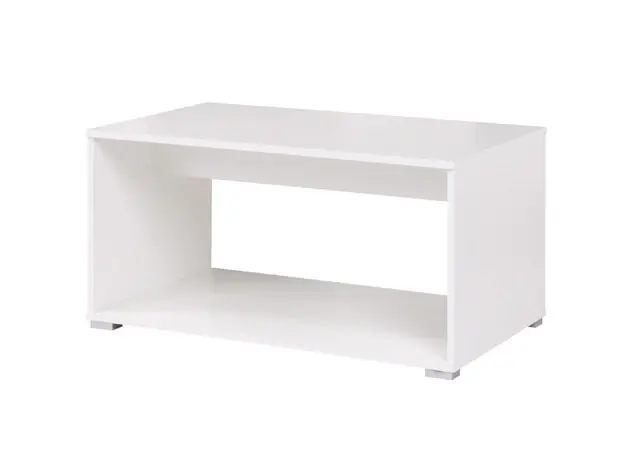 Couchtisch Simple weiß funktionales Möbelstück für das Jugendzimmer Wohnzimmer oder Büro Zertifiziert