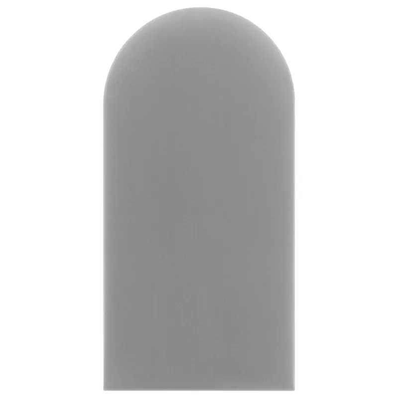 Beliebt Wally gepolstertes Paneel 30x80 cm hellgrau stilvolles Wandpaneel Zaun Veloursstoff modisches Finish für jede Einrichtung