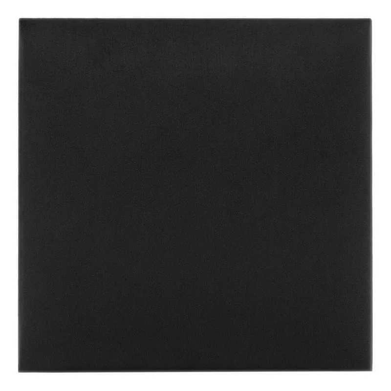 Polsterpaneel Quadra 50x50 cm graphit stilvolles Wandpaneel quadratischer Veloursstoff modisches Finish für jede Einrichtung Schneller Versand