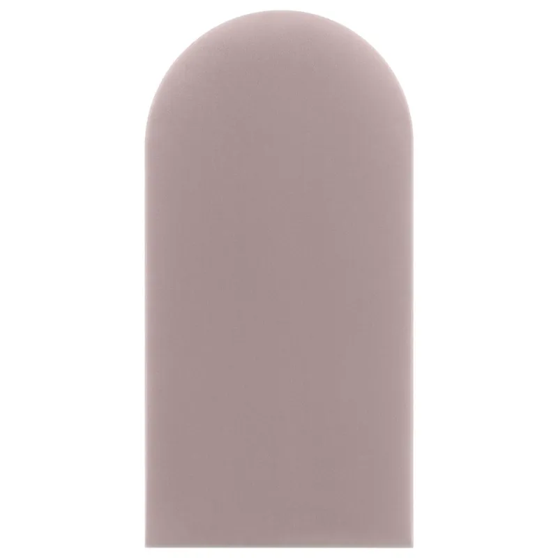 Must-Have Wally gepolstertes Paneel 30x80 cm rosa stilvolles Wandpaneel Zaun Veloursstoff modisches Finish für jede Einrichtung