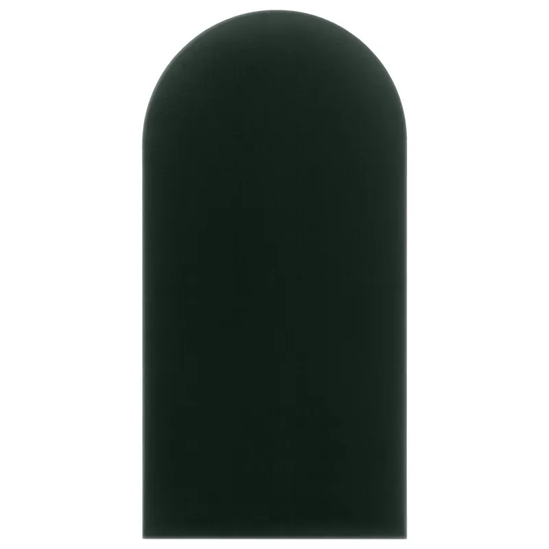 Wally gepolstertes Paneel 30x60 cm Flasche grün stilvolles Wandpaneel Zaun Veloursstoff modisches Finish für jede Einrichtung Ausverkauf