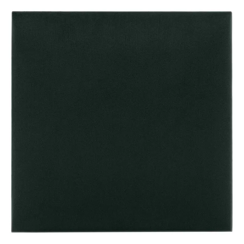 Gepolstertes Paneel Quadra 50x50 cm Flasche grün stilvolles Wandpaneel quadratischer Veloursstoff modisches Finish für jede Einrichtung Neue Ware