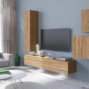 Wohnwände Ventom Eiche grandson modernistisches Design fügt sich perfekt in jede Einrichtung ein Letzte Chance