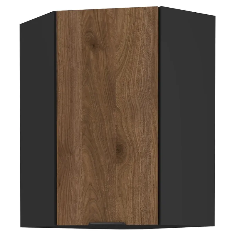 Brianza Eck-Küchenwandschrank 60x60 GN-90 1F Metallkantengriff feuchtigkeits- und beschädigungsbeständiger Schrank Top-Seller