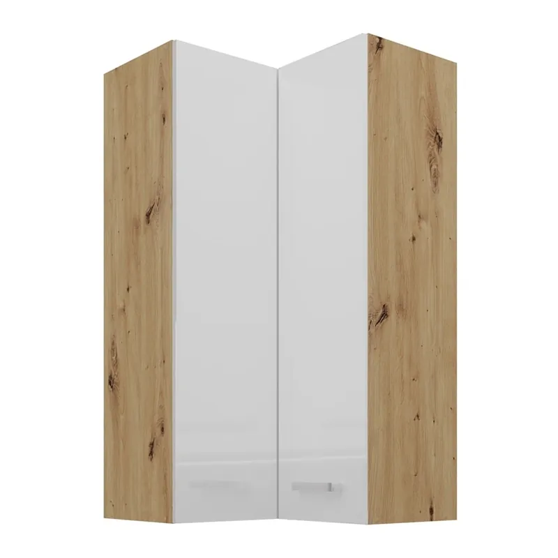 Alpine 60x60 GN-108 2F Eck-Küchenoberschrank dampf-, hitze- und auslaufsicherer Schrank Abverkauf