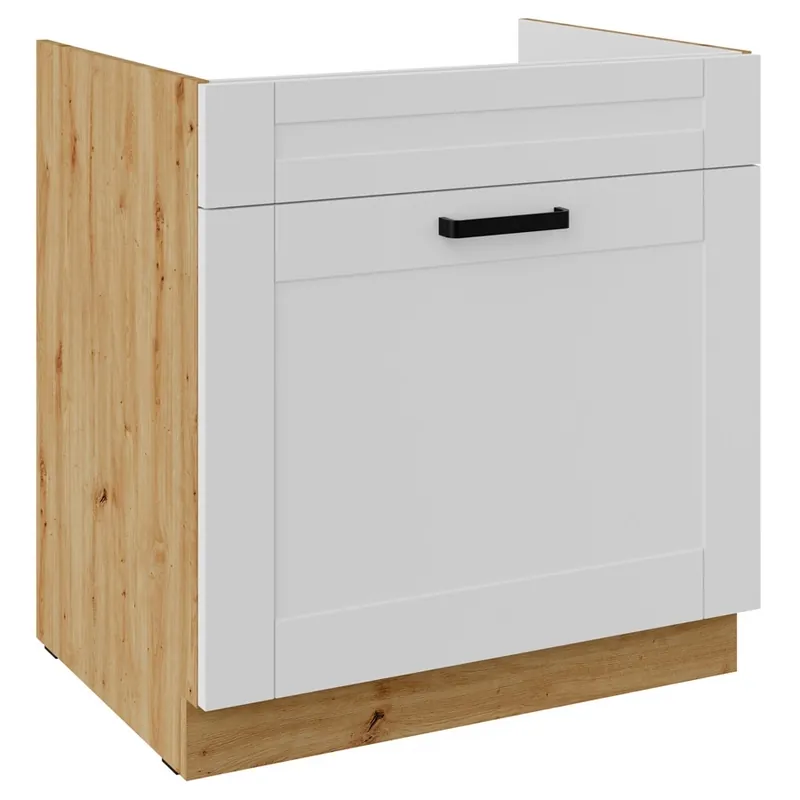 Küchenspülenschrank mit Schublade Luis 80 ZL 1S BB dampf-, hitze- und spritzwasserbeständiger Schrank Nur Heute