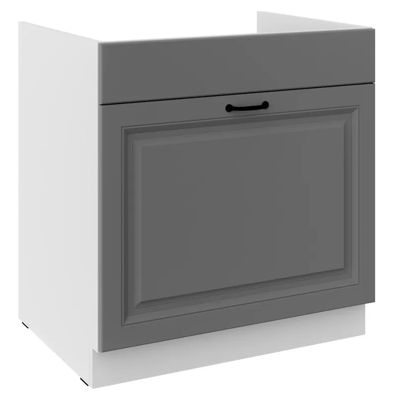 Markenprodukt Spülenschrank mit Schublade Tilos 80 ZL 1S BB dampf-, hitze- und spritzwasserbeständiger Schrank
