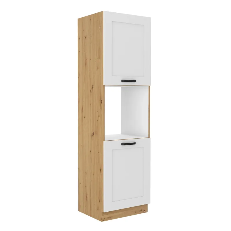 Top-Angebot Küchensockel Luis 60 DP-210 2F Backofenschrank resistent gegen Dampf, Hitze und Verschütten