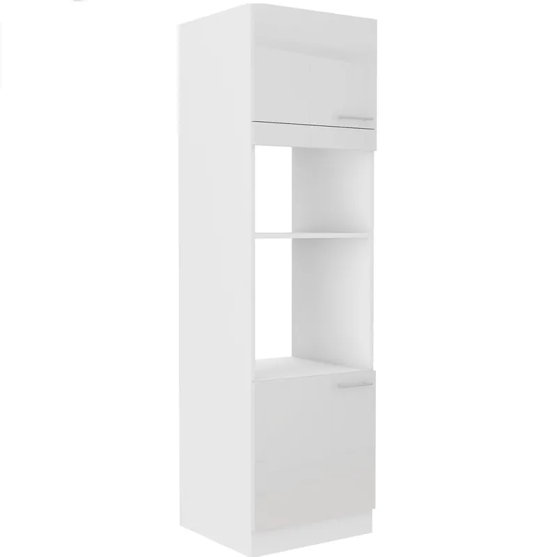 Neue Ware Einbau-Backofen und Mikrowellengehäuse Lumia 60 DPM-210 2F Schrank mit Schubladen dampf-, auslauf- und hitzebeständig