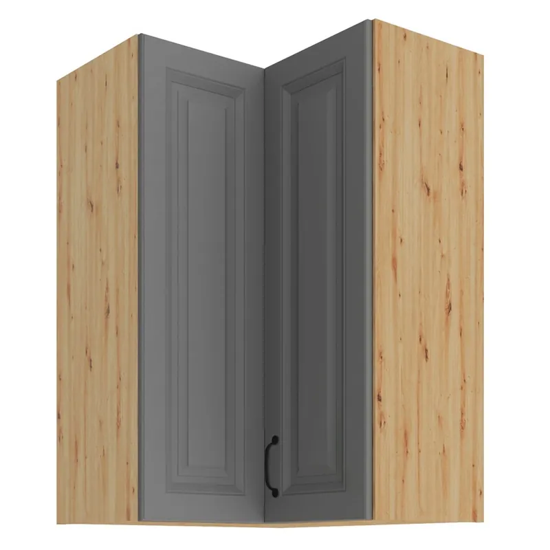 Kea 60x60 GN-90 1F Eck-Hängeschrank für die Küche, resistent gegen Dampf, hohe Temperaturen und Verschüttungen Ausverkauf