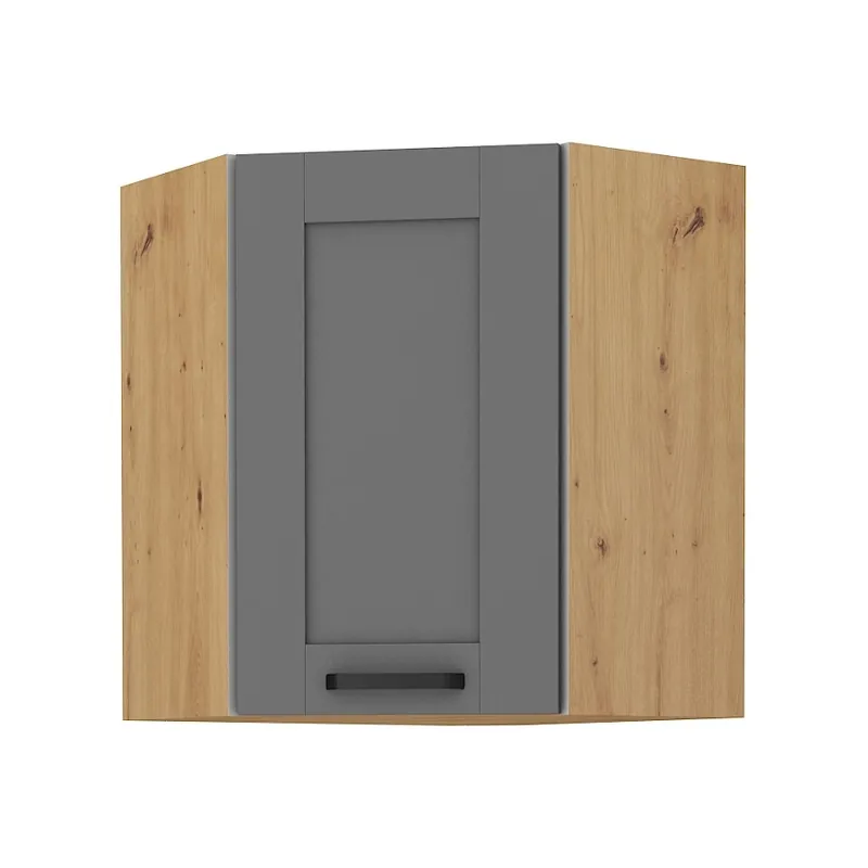 Solange Der Vorrat Reicht Eck-Küchenwandschrank Asti 60x60 GN-72 1F dampf-, temperatur- und spritzwasserbeständiger Schrank