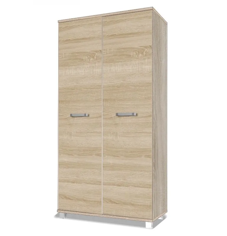 Begrenztes Angebot Kleiderschrank Maximus 100 cm Eiche hell sonoma modernes Möbeldesign hochwertige Verarbeitung Kleiderschrankkanten mit einem speziellen Furnier versehen