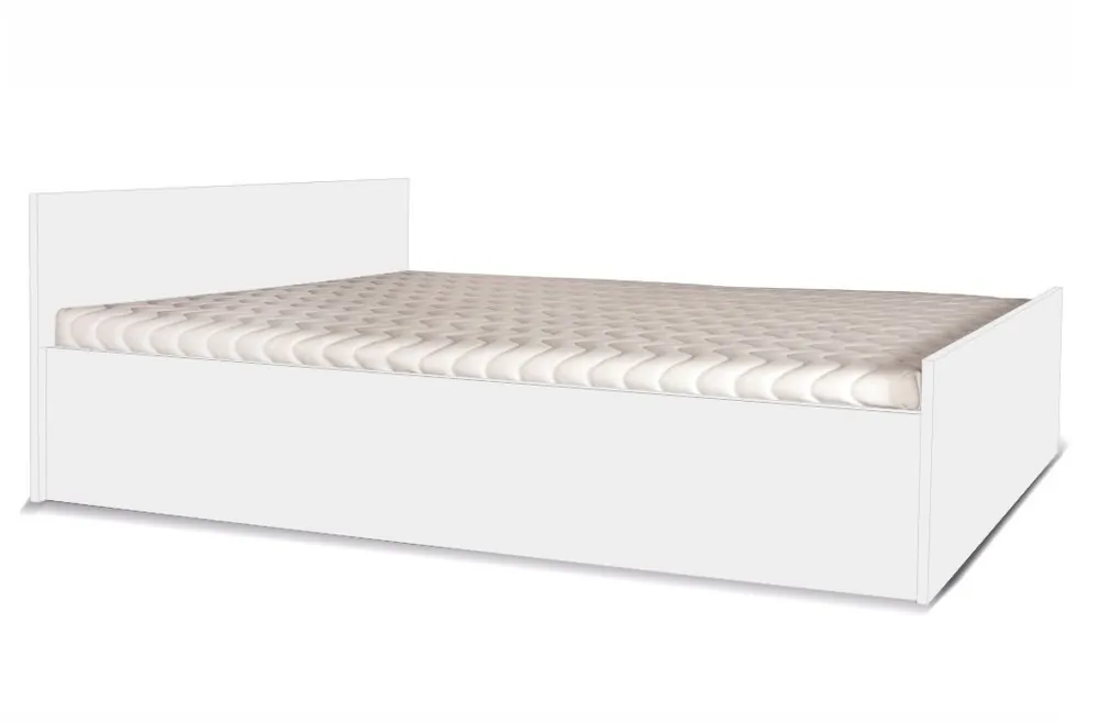 Bett Maximus 160x200 cm Weiß funktionaler Möbelstück für Schlafzimmer oder Jugendzimmer Angebot