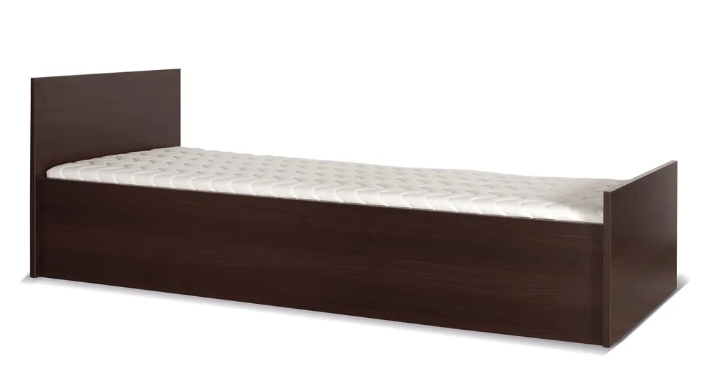 Rabatt Maximus Bett 80x200 cm Kastanie Wenge schönes modernes Design Bett für Kinderzimmer und Jugendzimmer