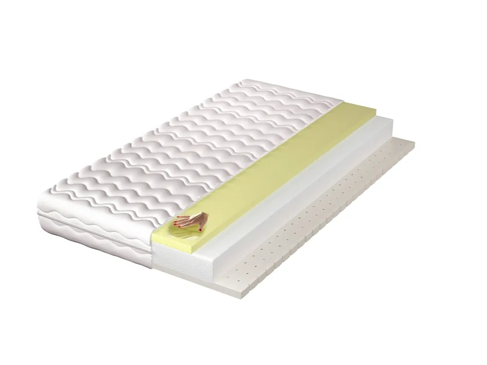 Schaumstoffmatratze Poseidon 90x200 cm doppelseitig hypoallergen hat eine geringe Anfälligkeit für Verformung Kissen Bewegung Solange Der Vorrat Reicht